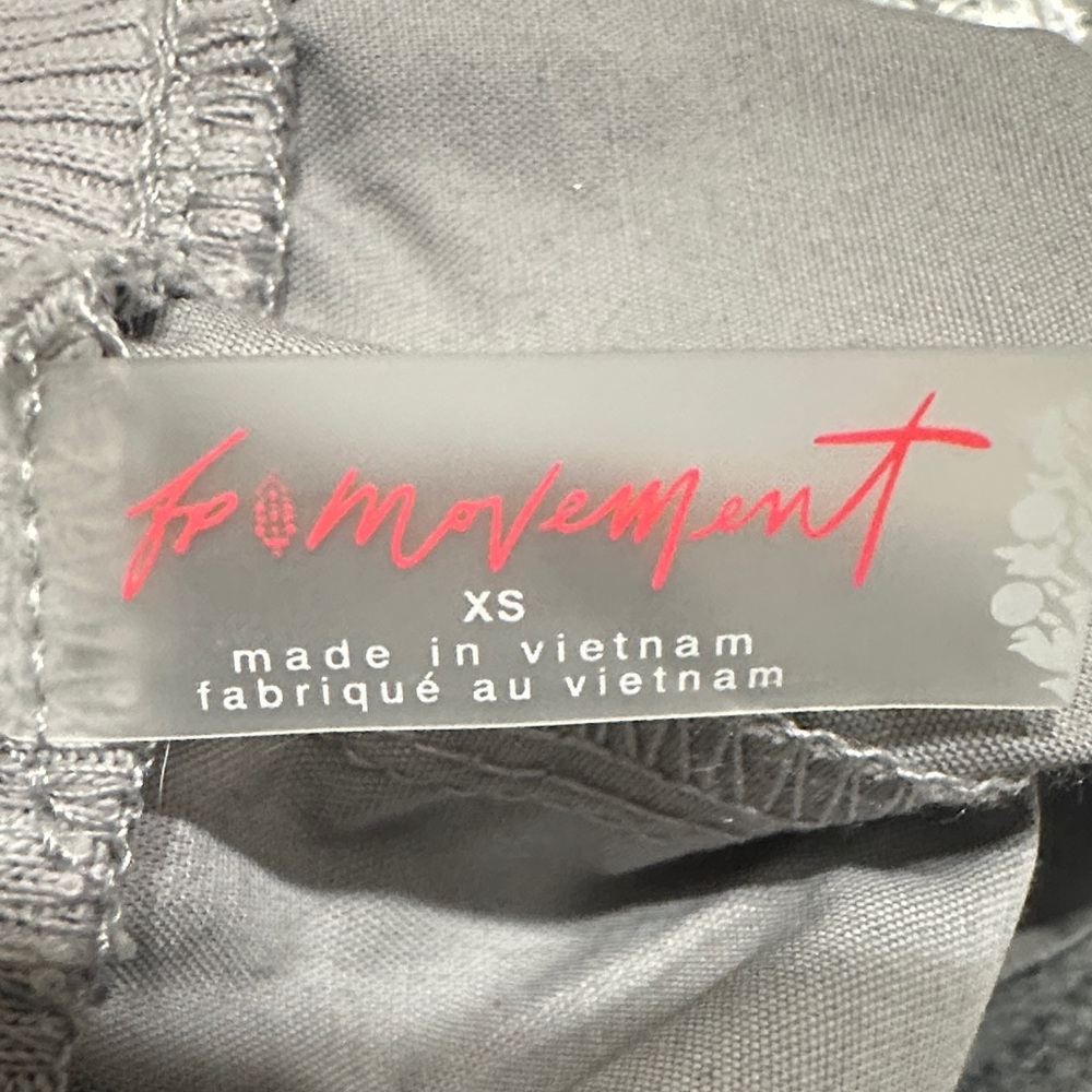 Free People Movement Mesmerize Me Shine Pants Silver - Picture 8 of 8